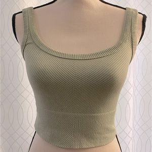 Seamless cool mint color versatile tank. New with tags.